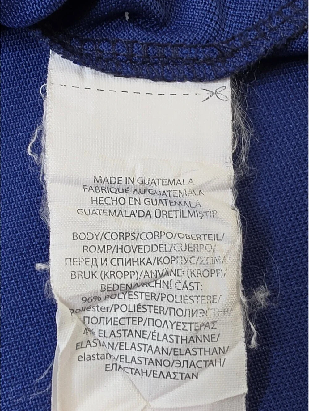 Polo Ralph Lauren Performance Men’s XL Colorblock Golf Polo Shirt Blue White